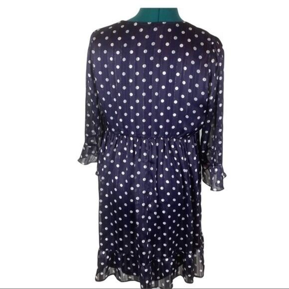 19 Cooper Mini Ruffles flowy polka dot dress NWOT size S - Picture 4 of 10